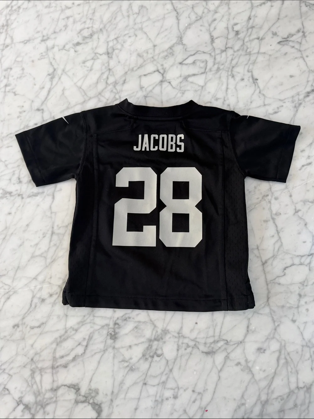 Las Vegas Raiders Josh Jacobs Nike Black Game Jersey Sz 3T NWOT